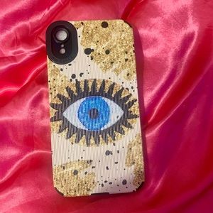 Cute, trendy iPhone XR case w/Evil Eye 👁️ 🪬 🧿 design. New with bag! ✨ $12